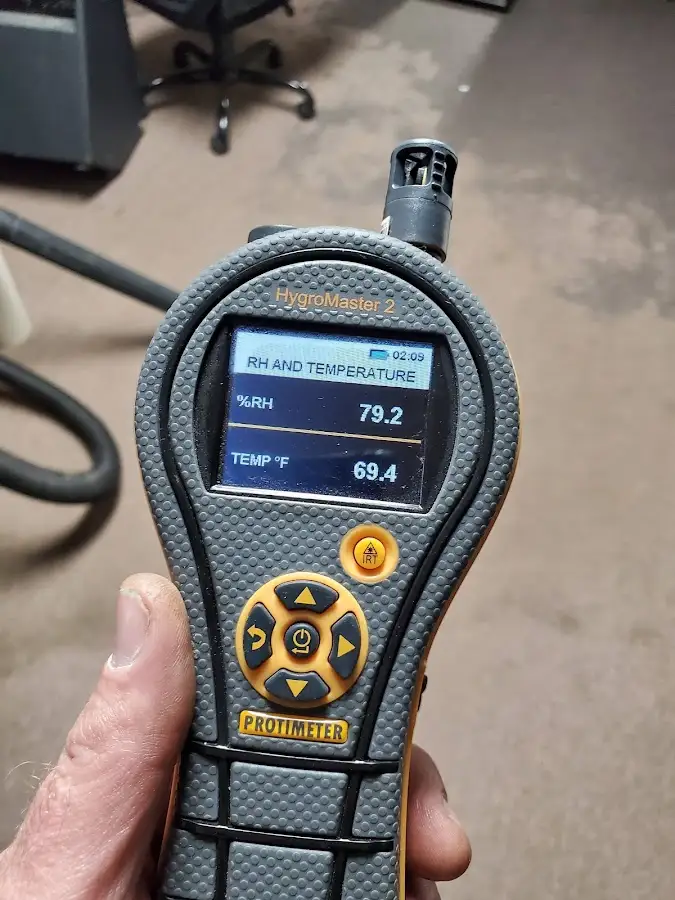 Moisture meter humidity assessment for Mold Remediation & Removal in Rock Springs